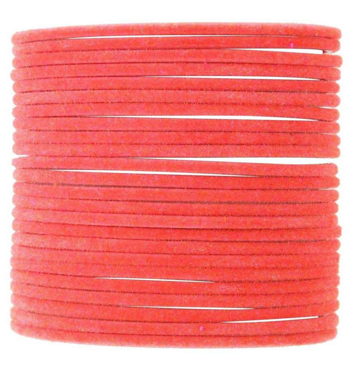 T4 Jewels Velvet Metal Bangle Set (Pack Of 24) Metal Bangles T4 Jewels