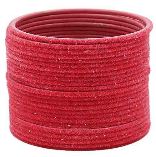 T4 Jewels Velvet Metal Bangles Set (Pack Of 24) Gajri Metal Bangles T4 Jewels