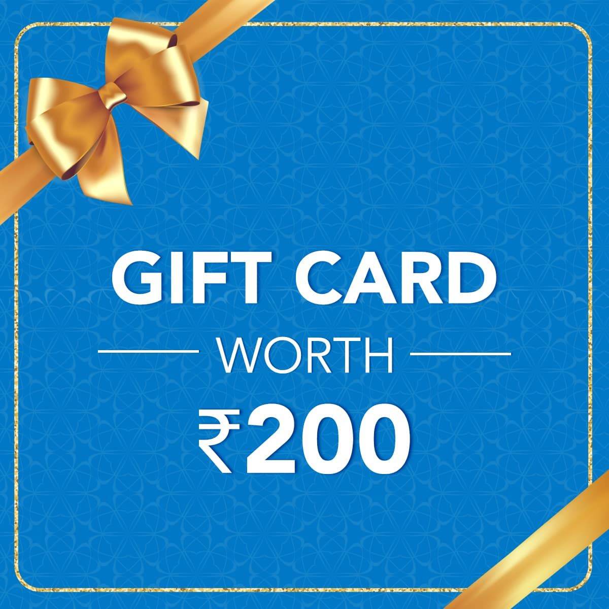 Gift card Worth 200 Gift Card T4 Jewels