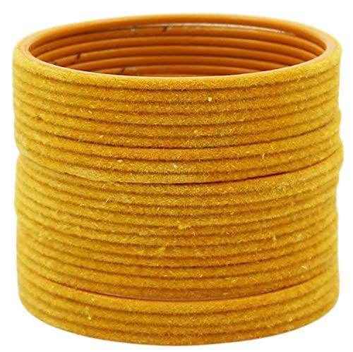 T4 Jewels Velvet Metal Bangle Set (Pack Of 24) Metal Bangles T4 Jewels
