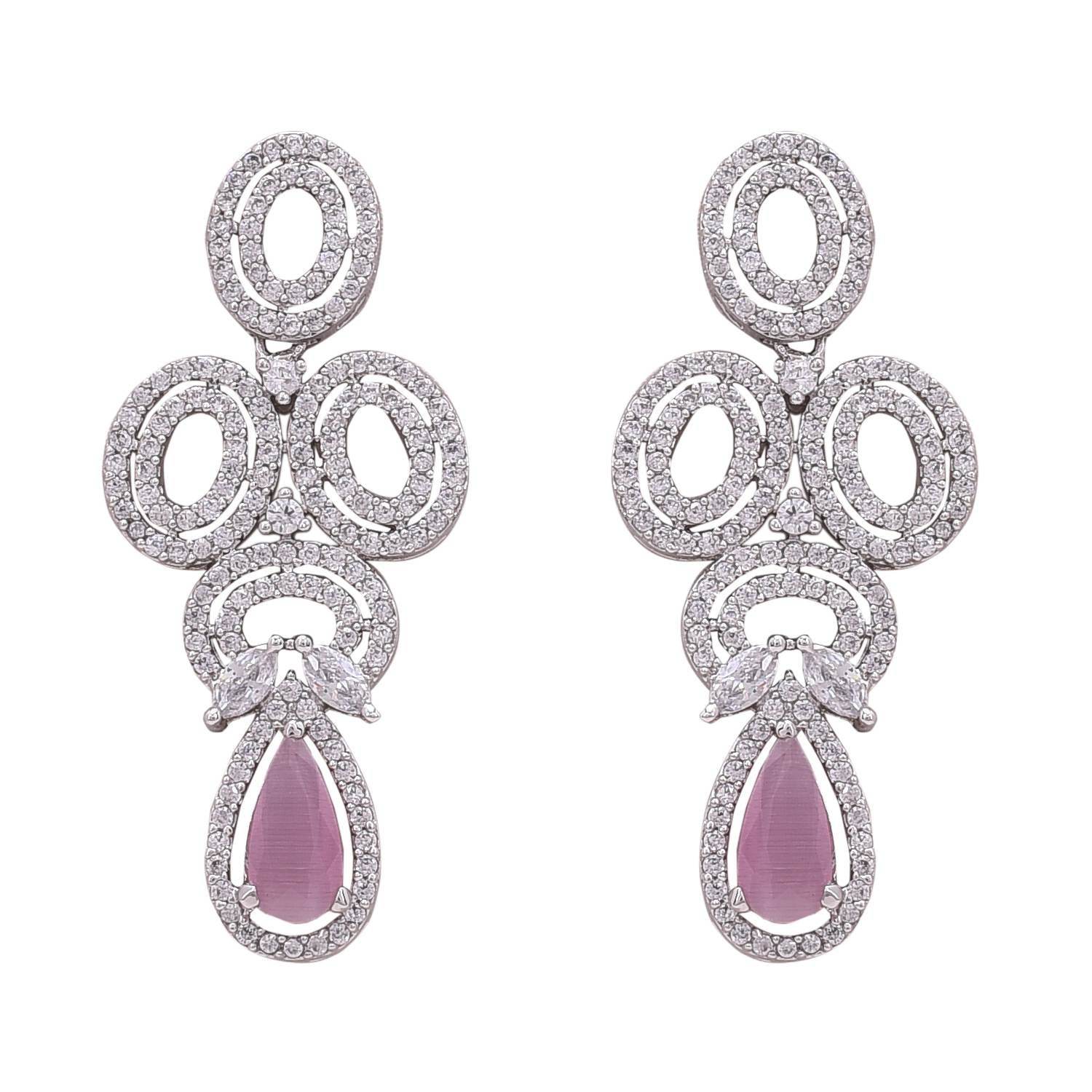 Eye-Catching Handmade CZ Necklace Set Jewelry for Women - Make a Statement T4 Jewels