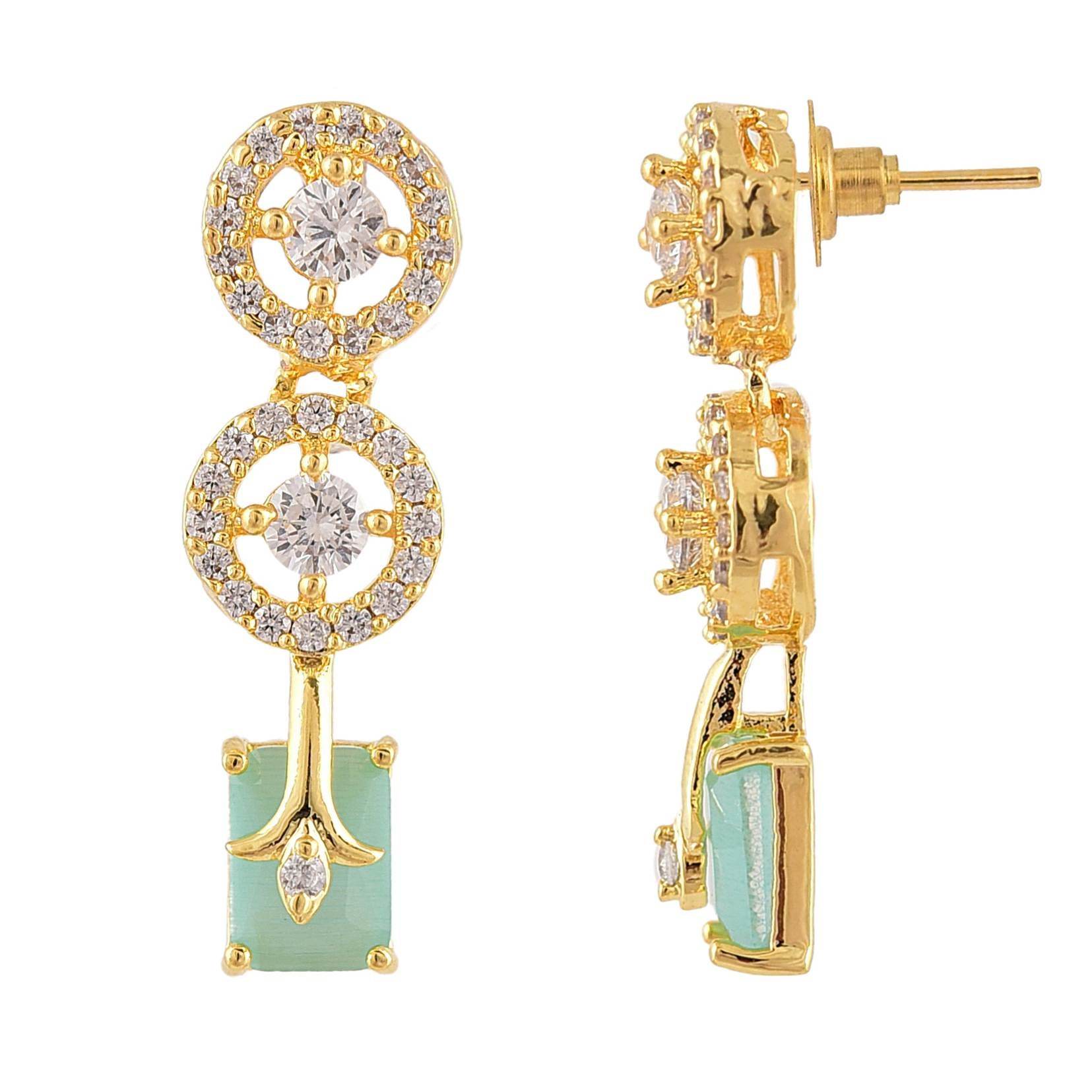 Elegant Handmade CZ Necklace Set - A Perfect Finishing Touch T4 Jewels