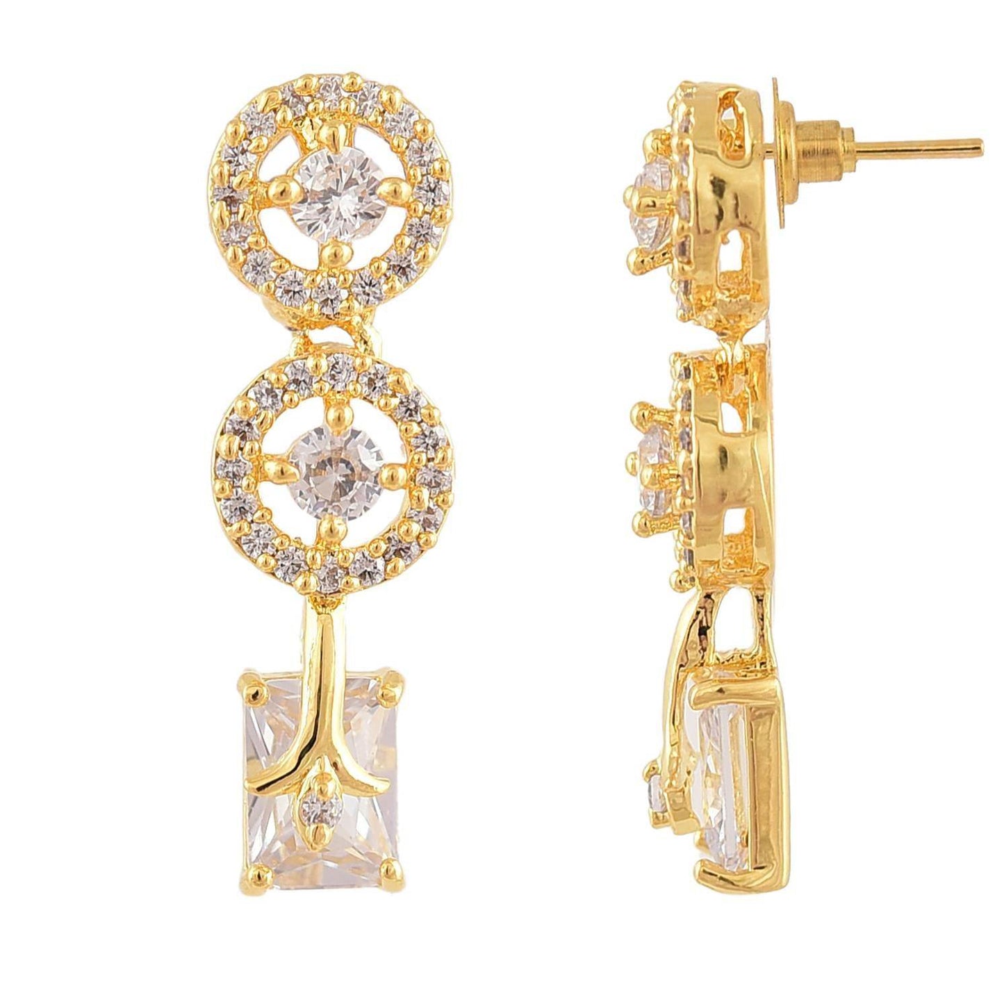 Luxe Handmade CZ Necklace Set - Perfection in Every Detail T4 Jewels