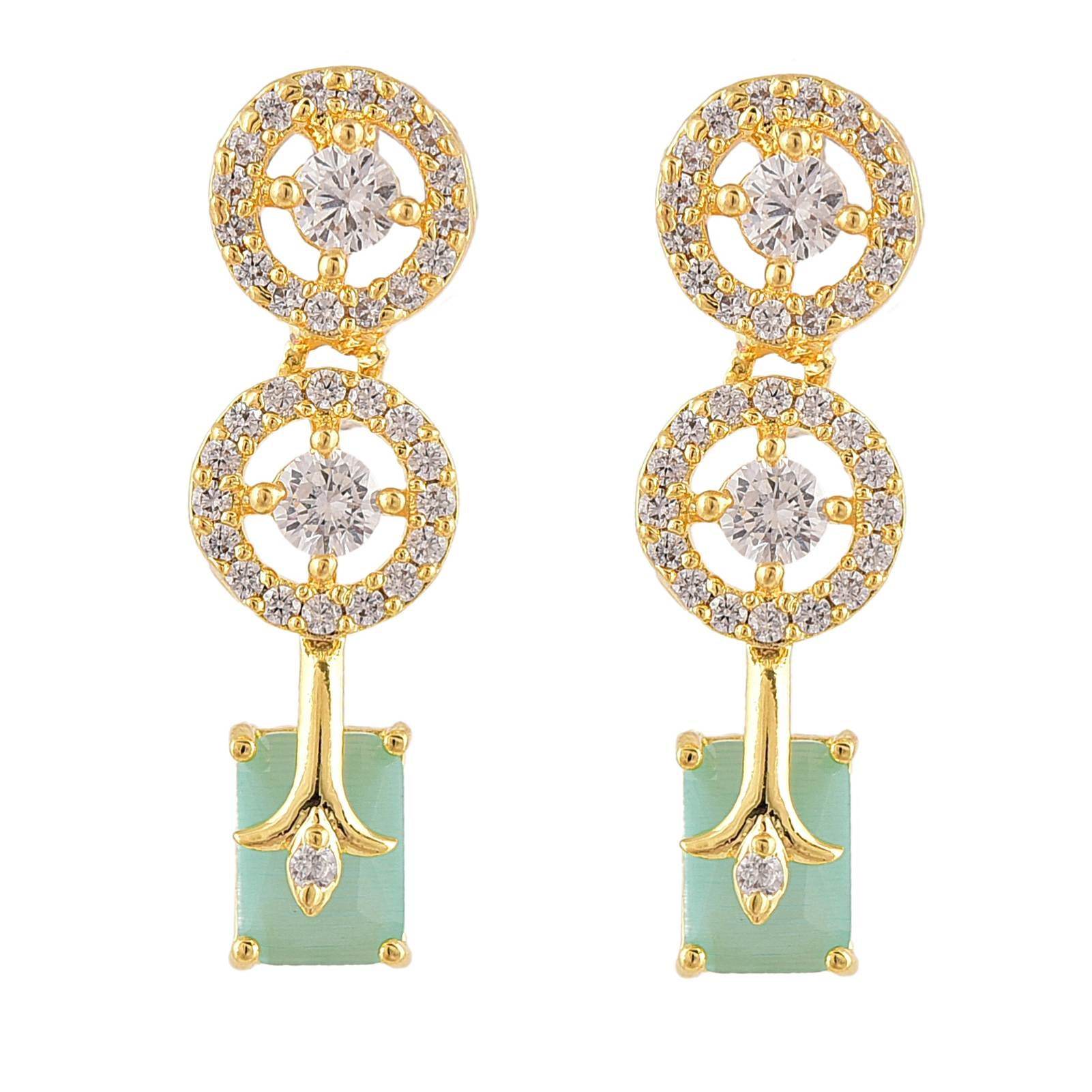 Elegant Handmade CZ Necklace Set - A Perfect Finishing Touch T4 Jewels