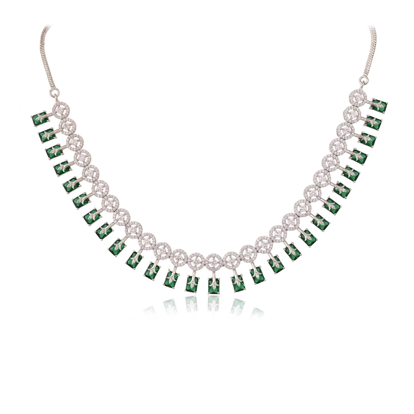 Opulent Handmade CZ Necklace Set - An Unforgettable Statement T4 Jewels