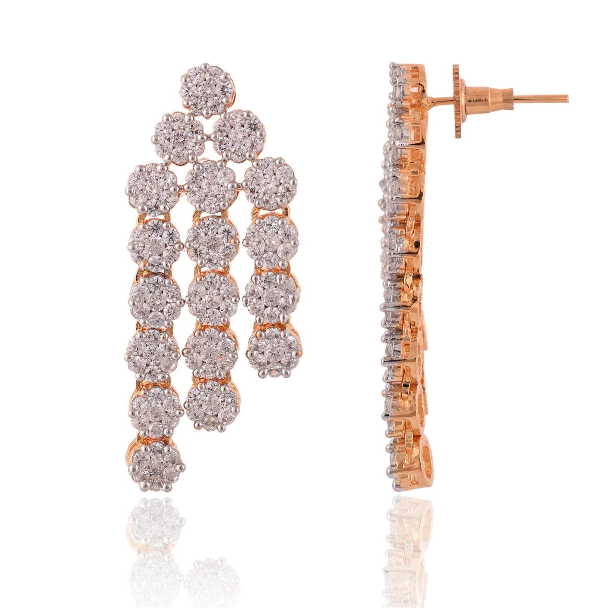 Classic Handmade CZ Necklace Set - Timeless Beauty T4 Jewels