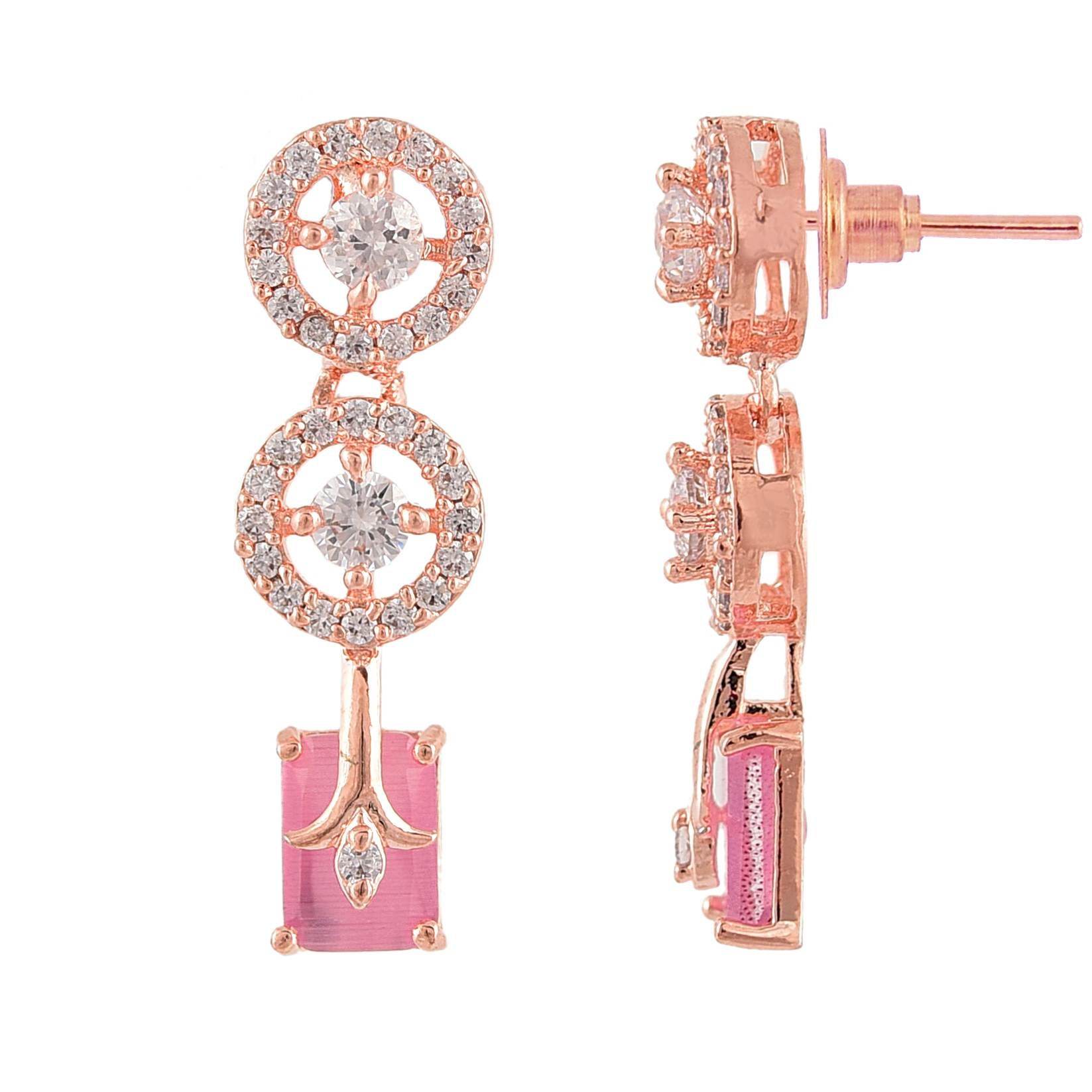 Unique Handmade CZ Necklace Set - A Standout Piece T4 Jewels