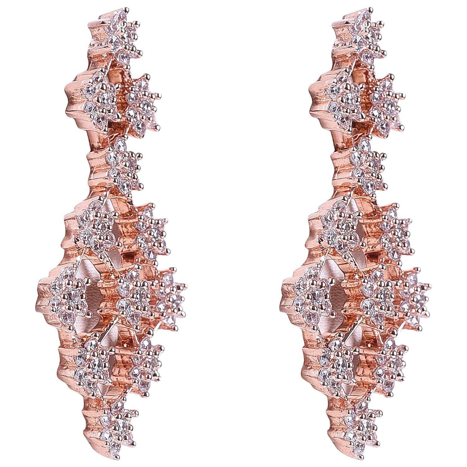 Gorgeous CZ Necklace Set for a Bold and Beautiful Statement T4 Jewels