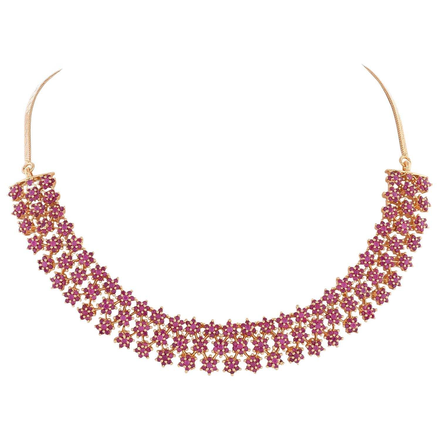 Enchanting Handmade CZ Necklace Set to Add Sparkle to Your Outfit T4 Jewels