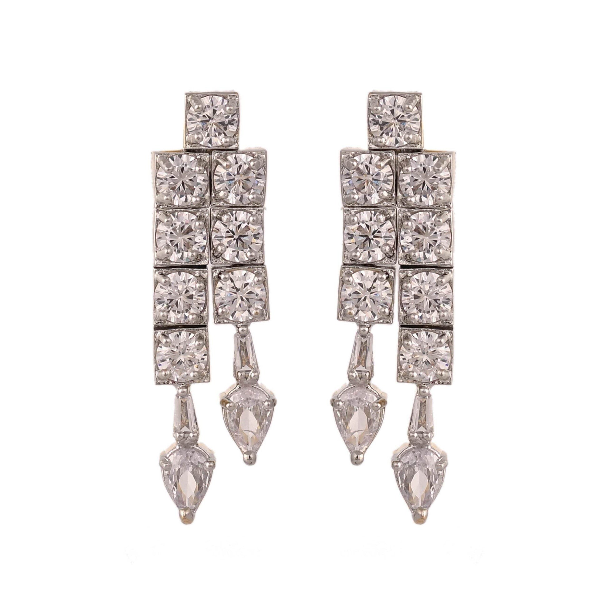 Artistic Handmade CZ Necklace Set - Uniquely Yours T4 Jewels