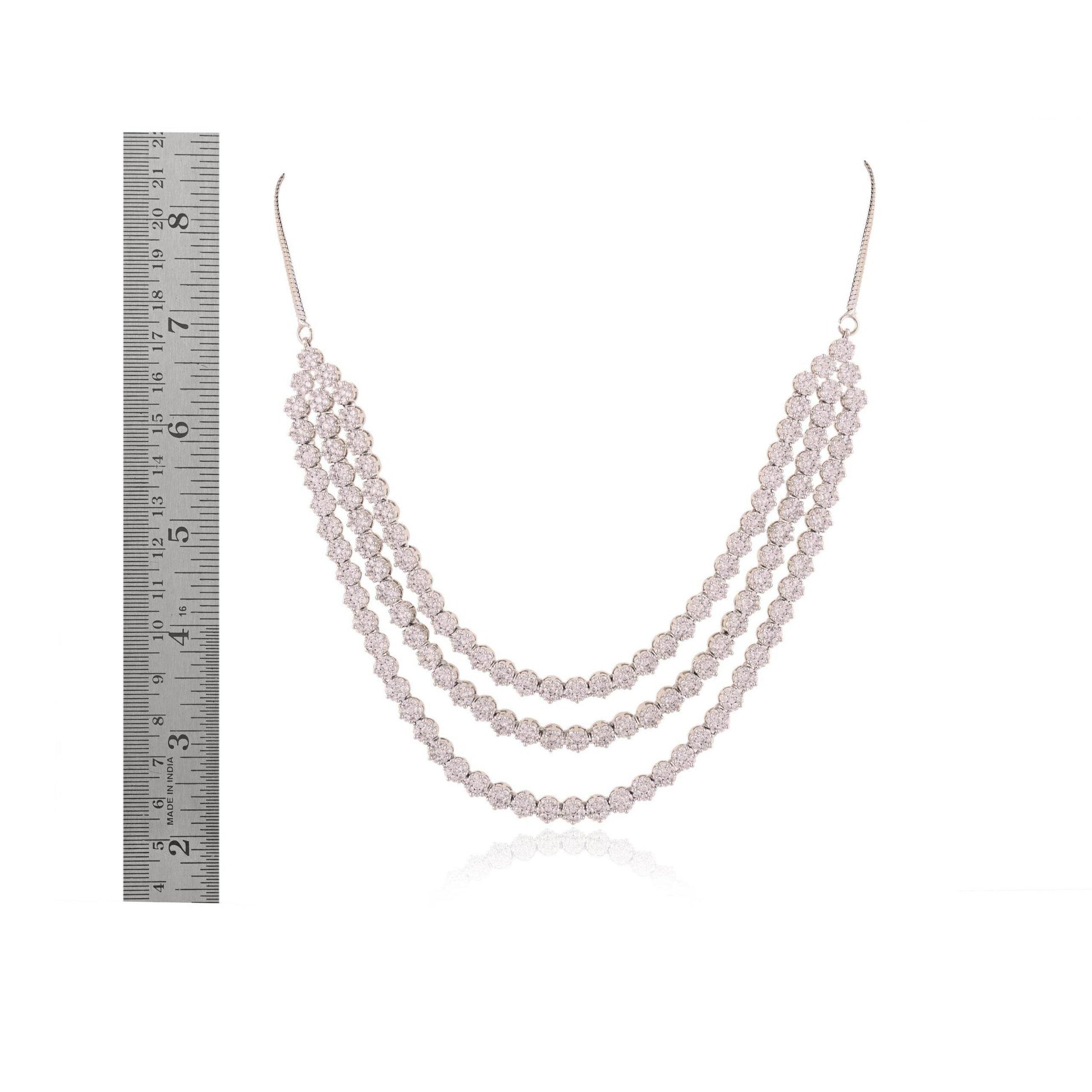 Fabulous Handmade CZ Necklace Set - For The Woman Who Has Everything T4 Jewels