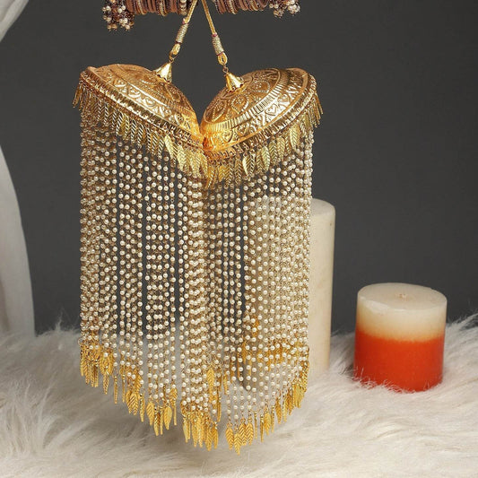 Long beaded Kaleere with Adjustable Knot by T4 Jewels T4 Jewels