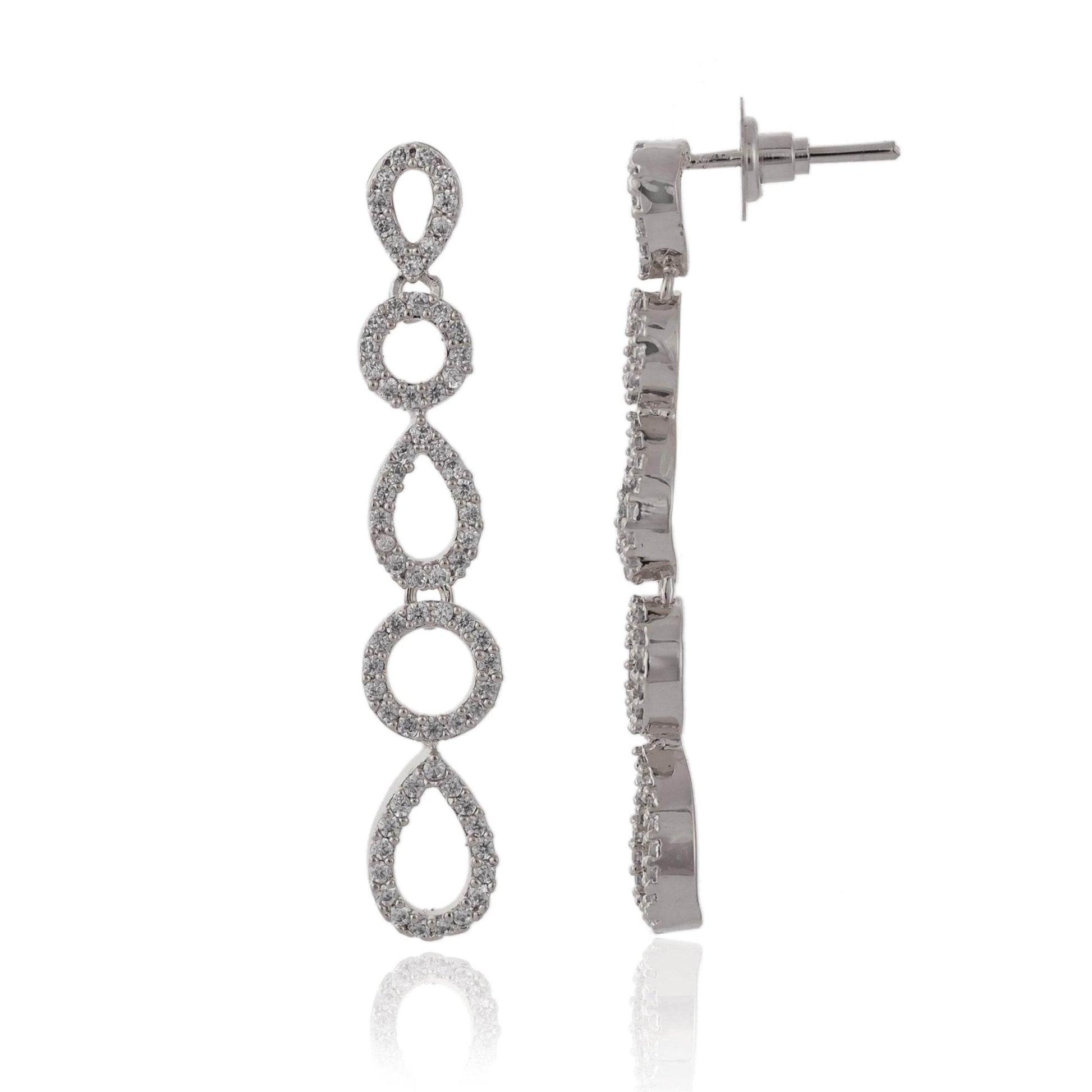 Fashionable Handcrafted CZ Necklace for Women: Eye-catching and Glamorous T4 Jewels