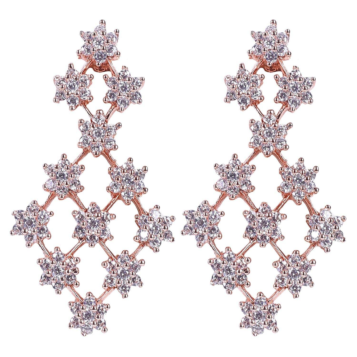 Gorgeous CZ Necklace Set for a Bold and Beautiful Statement T4 Jewels