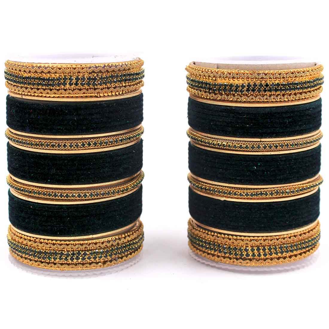 Traditional Brass based Bangle set by T4 Jewels for Both Hands Kai All Bangle Sets T4 Jewels