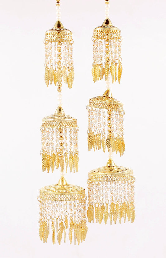 3 Tier Bridal Beaded Kaleere by T4 Jewels T4 Jewels