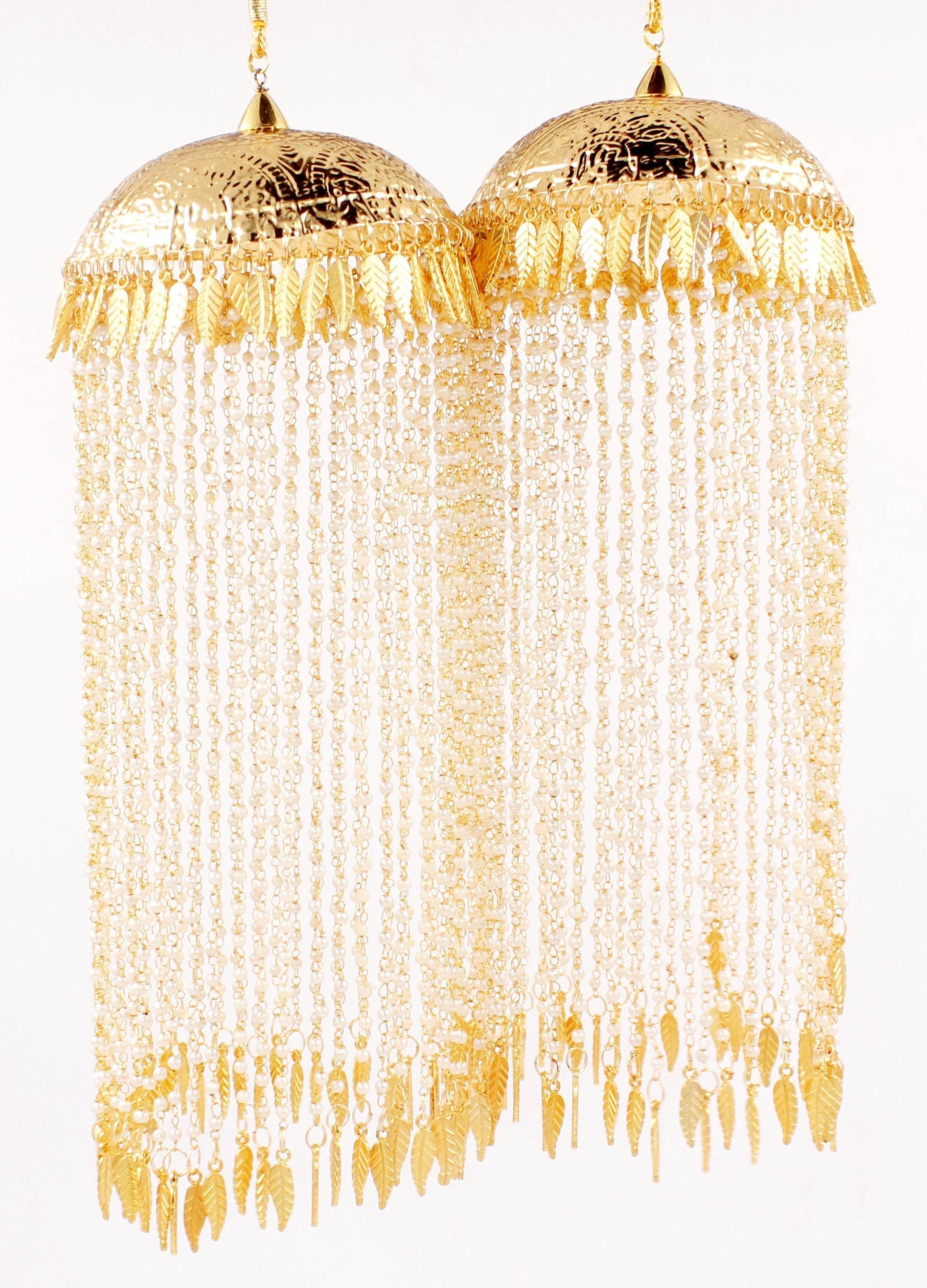 Traditional Broad Single Tier Jhumar Style Kaleere by T4 Jewels T4 Jewels