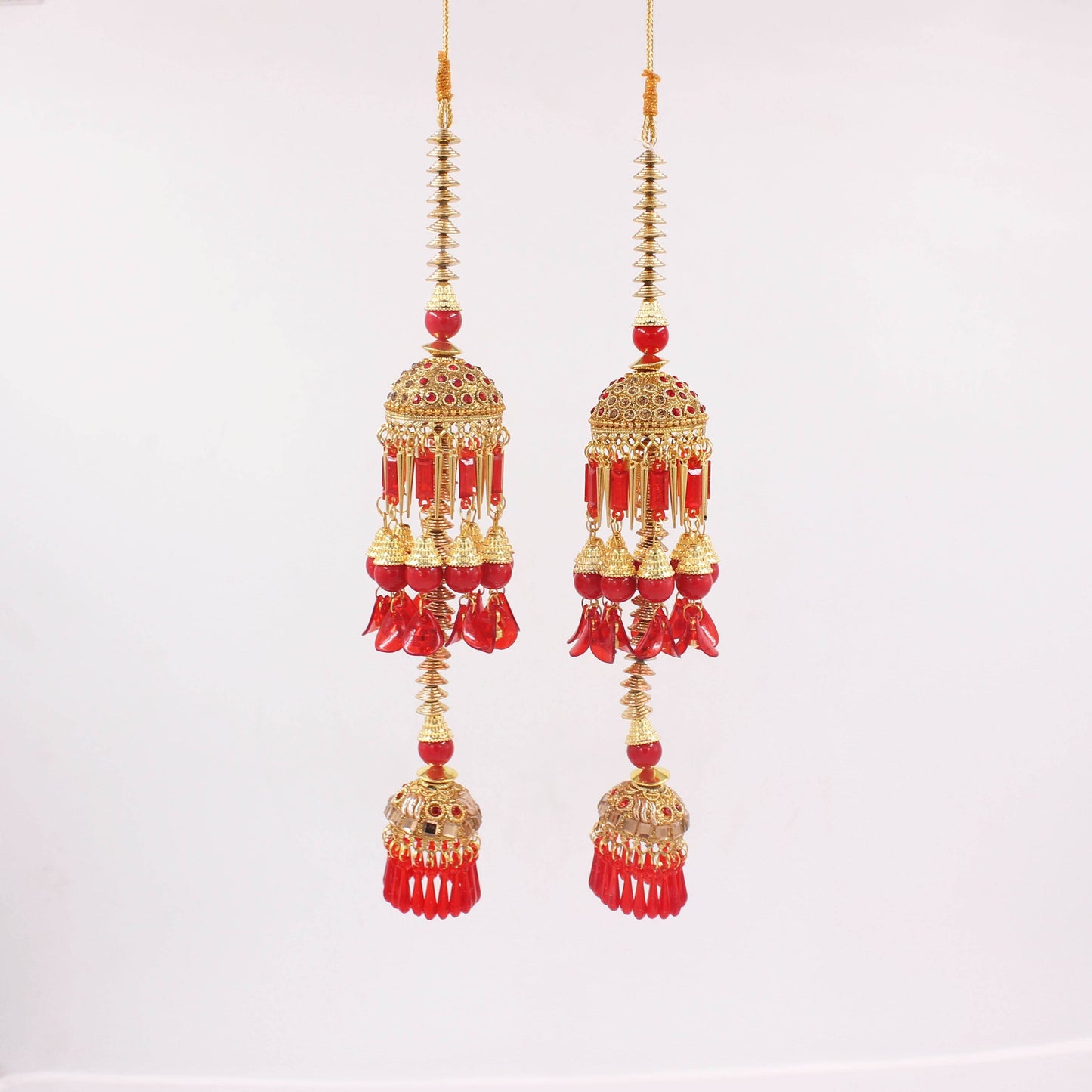 Classic Jhumar Style Kaleere with Lac Work by T4 Jewels T4 Jewels