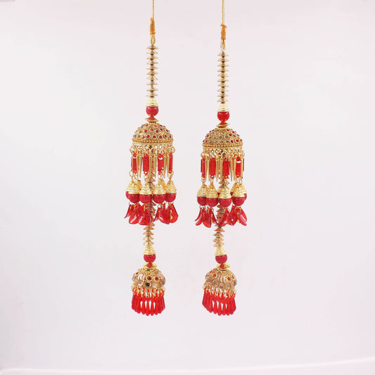 Classic Jhumar Style Kaleere with Lac Work by T4 Jewels T4 Jewels