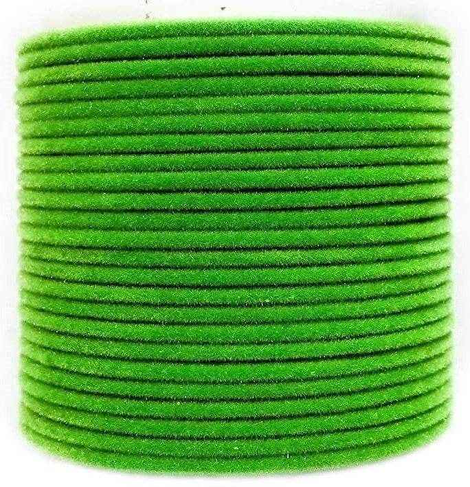 T4 Jewels Velvet Metal Bangle Set (Pack Of 24) Parrot Green Metal Bangles T4 Jewels