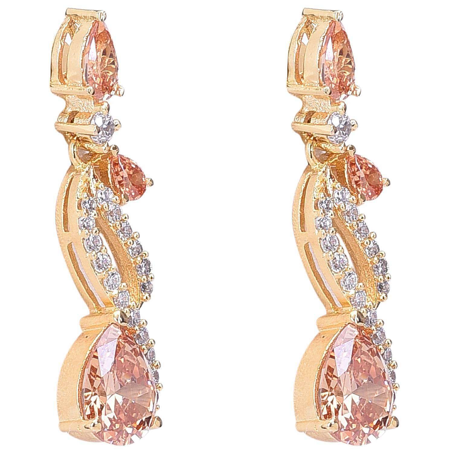 Exquisite Handcrafted CZ Necklace Set - A Stunning and Eye-Catching Jewelry Piece T4 Jewels