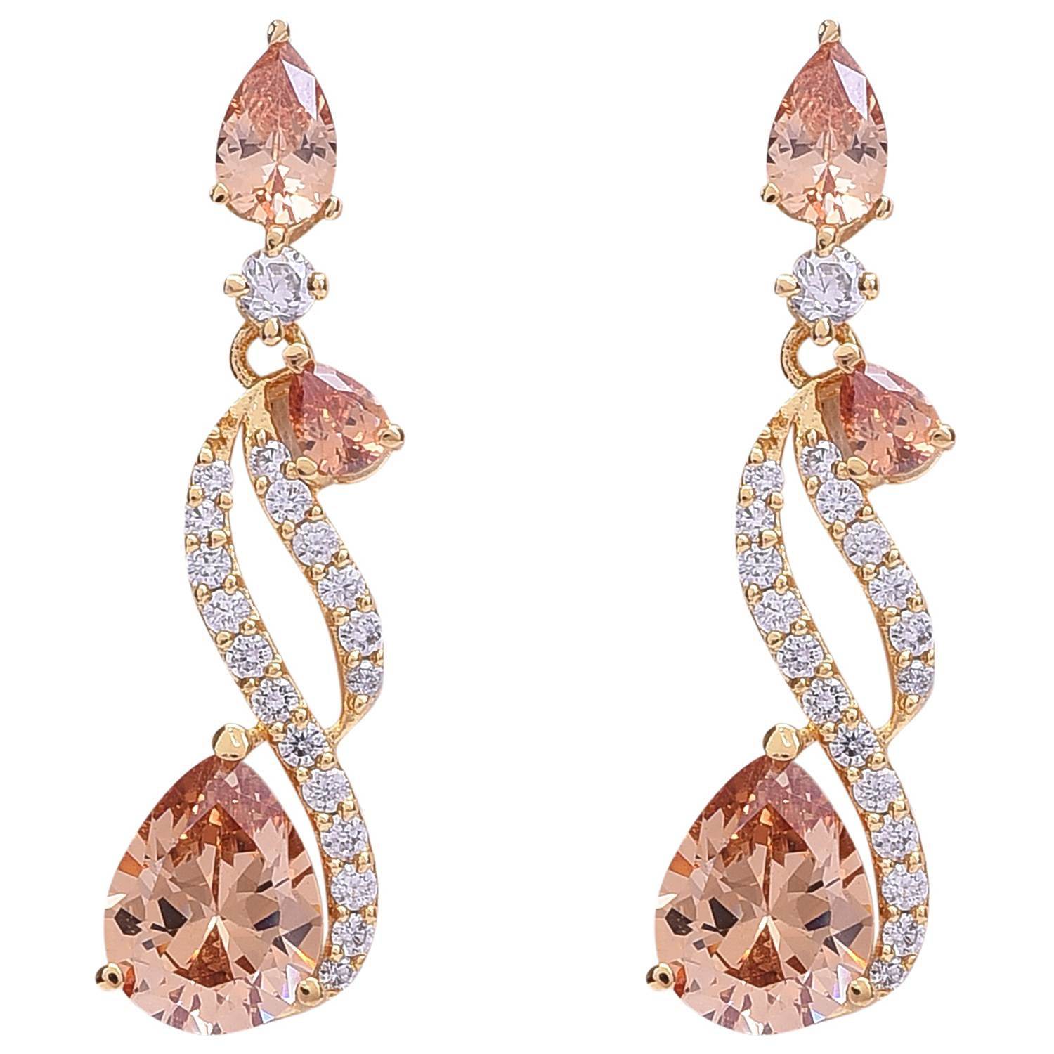 Exquisite Handcrafted CZ Necklace Set - A Stunning and Eye-Catching Jewelry Piece T4 Jewels