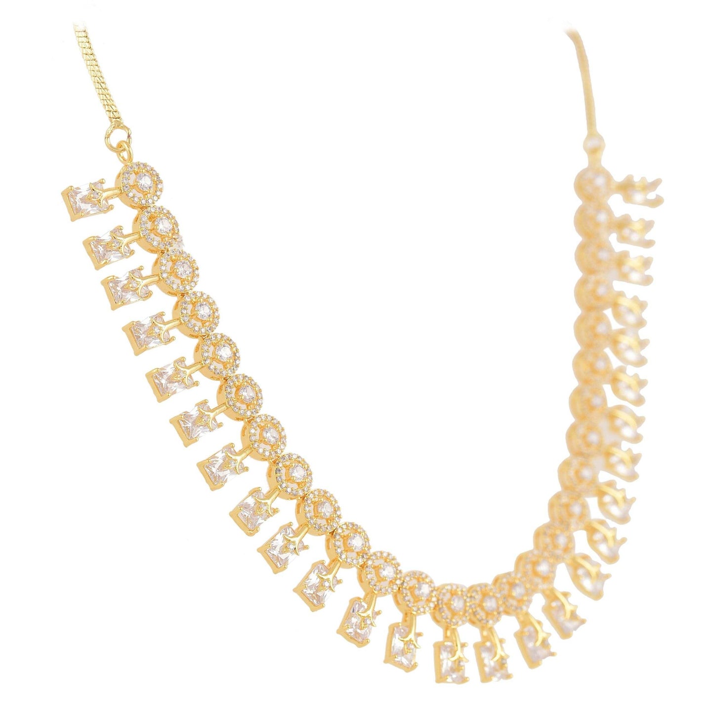 Luxe Handmade CZ Necklace Set - Perfection in Every Detail T4 Jewels