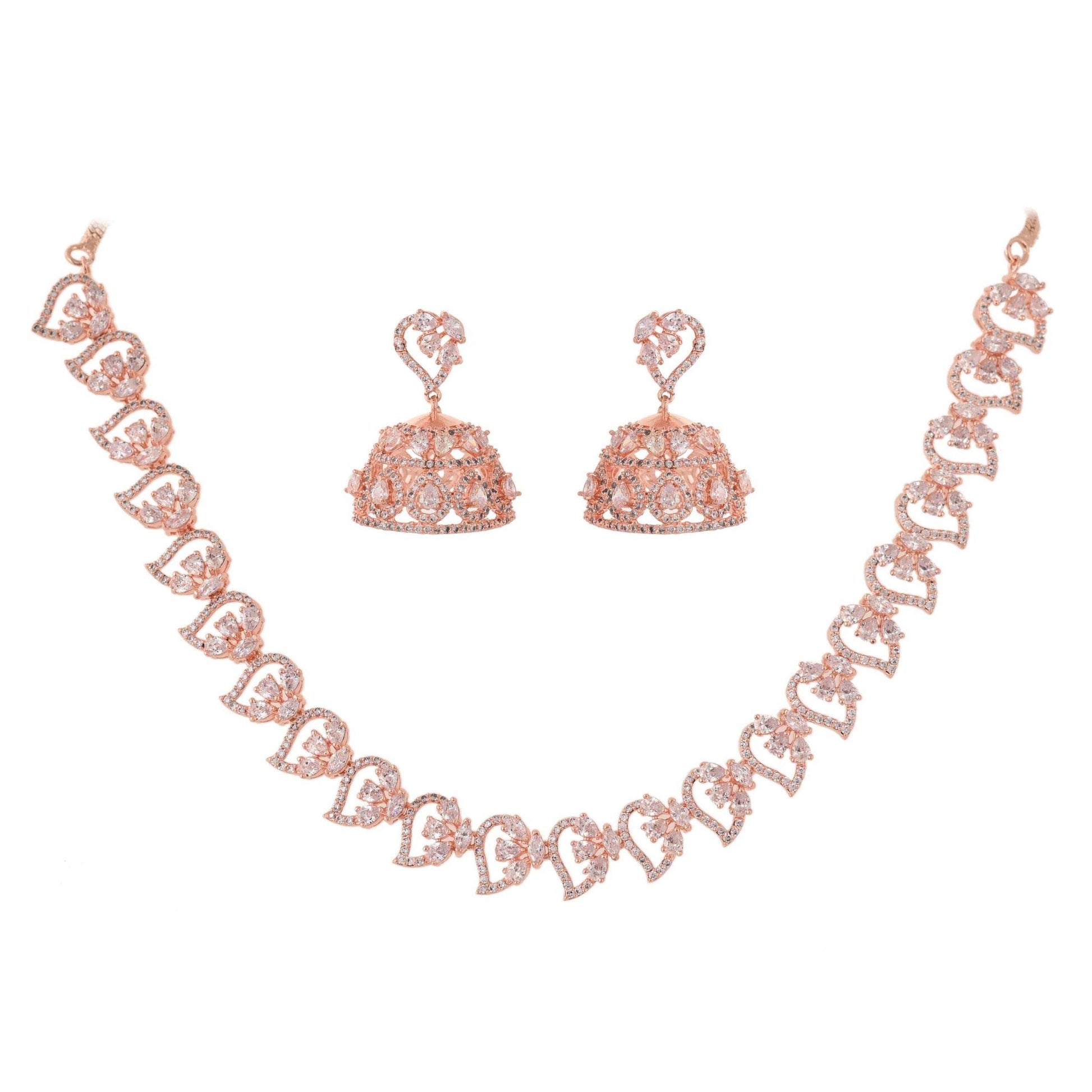 Handmade CZ Necklace for Women - Uniquely Crafted with Care T4 Jewels