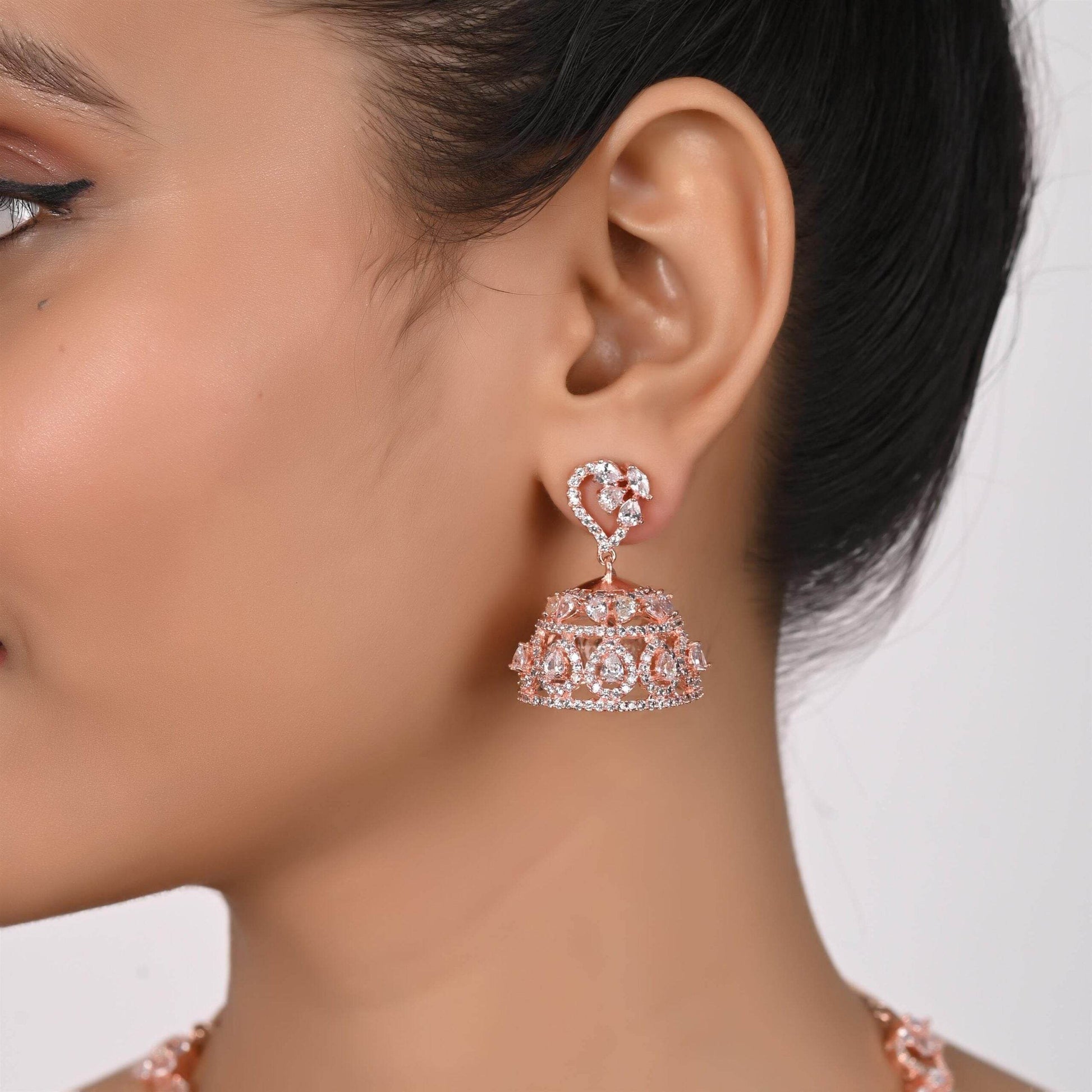 Handmade CZ Necklace for Women - Uniquely Crafted with Care T4 Jewels