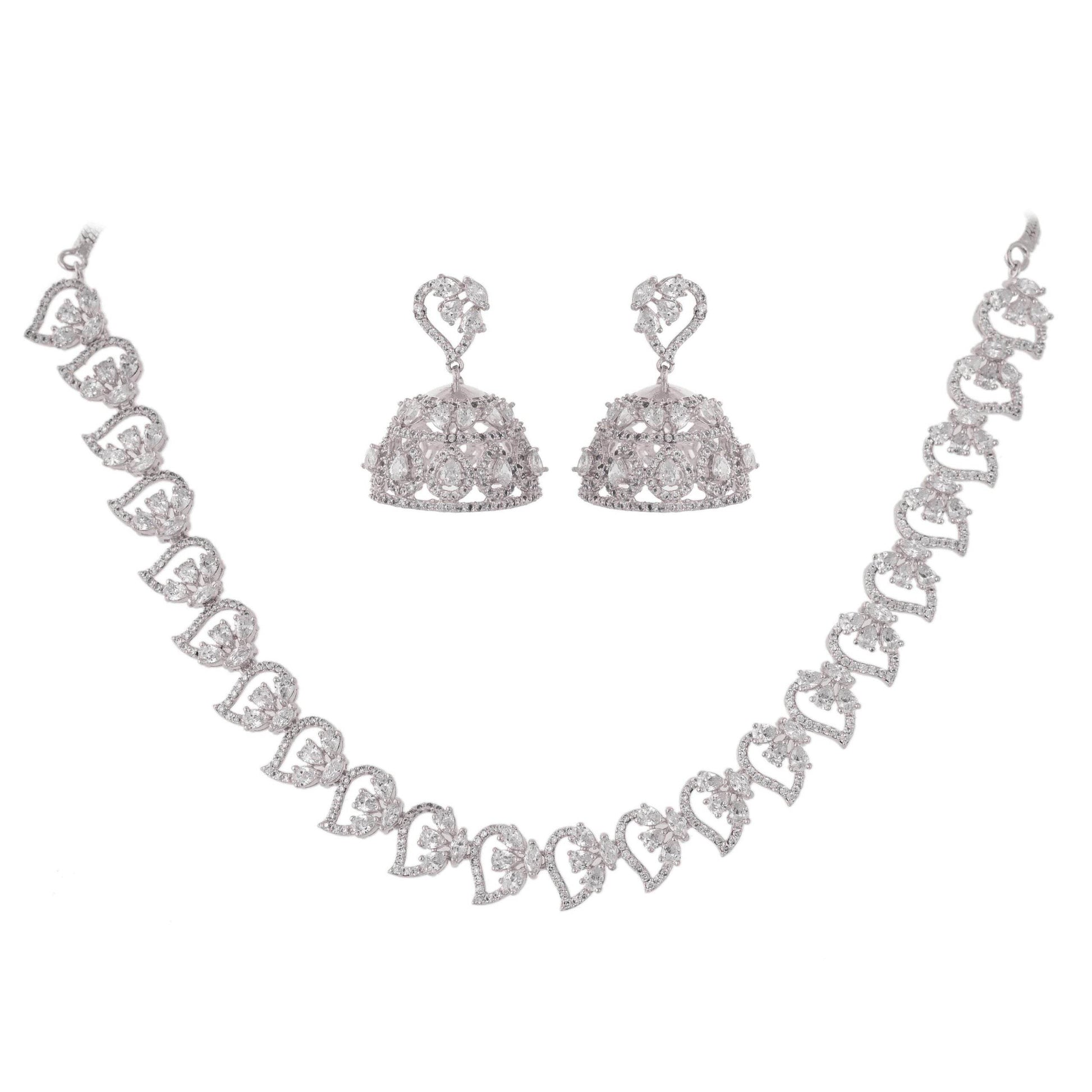 Timeless and Sophisticated CZ Necklace for Women T4 Jewels