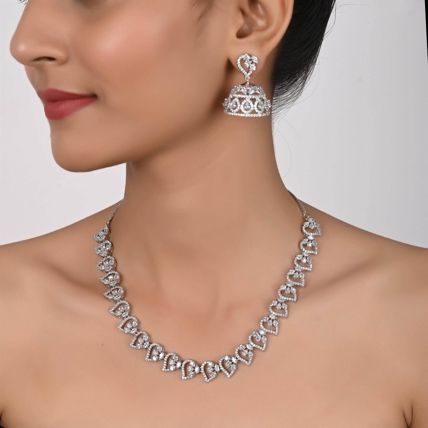 Timeless and Sophisticated CZ Necklace for Women T4 Jewels