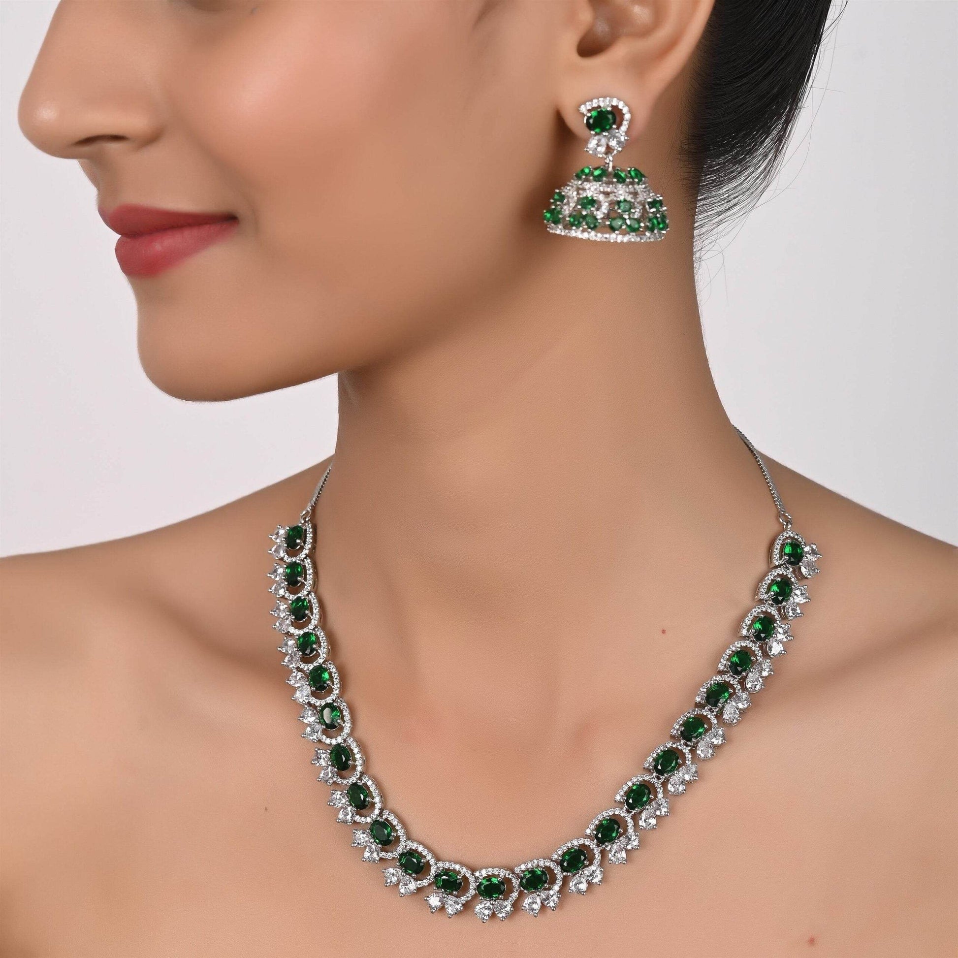 Delicate and Exquisite Handcrafted CZ Necklace for Women T4 Jewels
