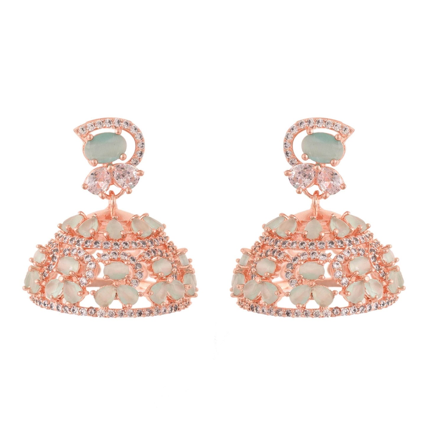 Glittering CZ Diamonds Set in Silver Necklace for Women T4 Jewels