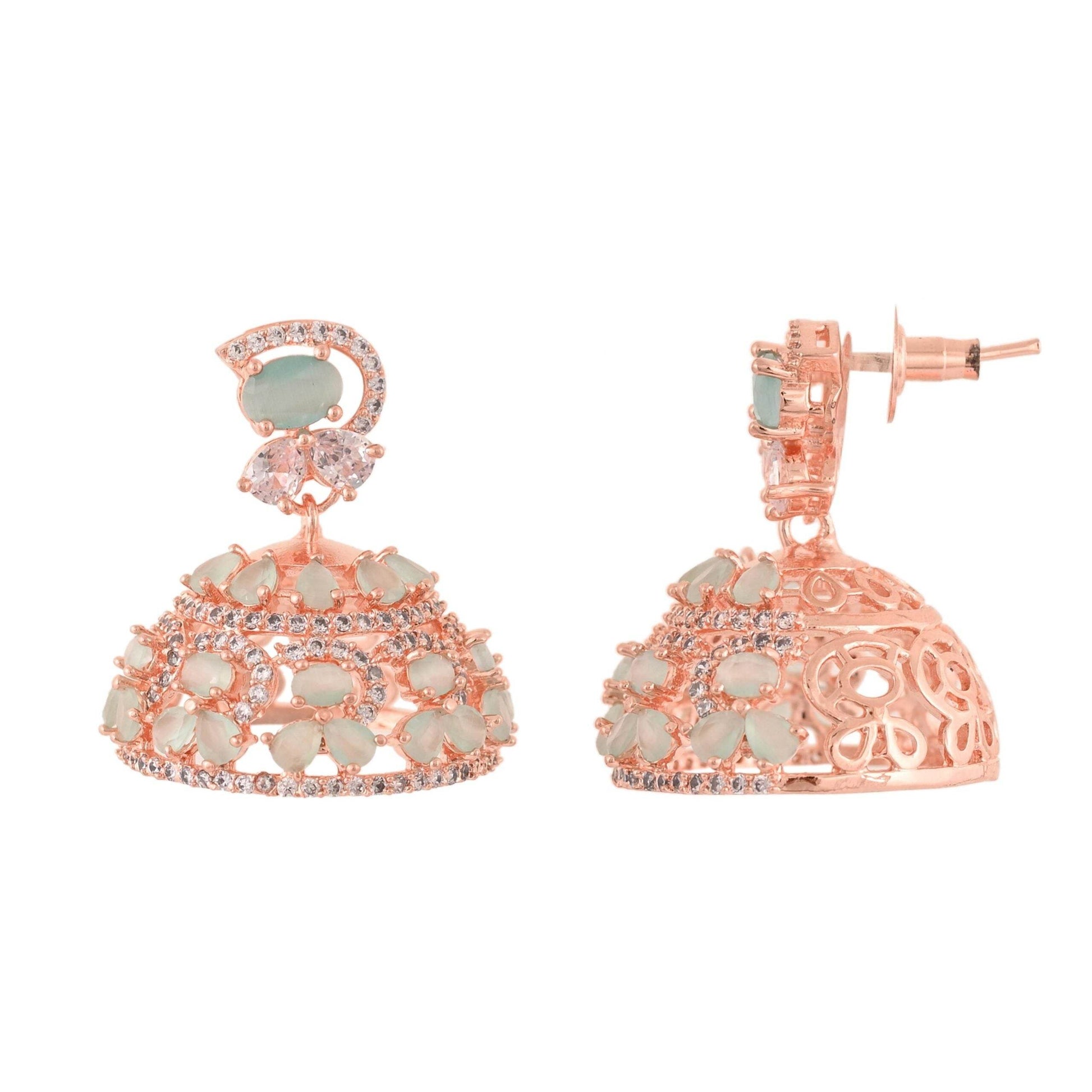 Glittering CZ Diamonds Set in Silver Necklace for Women T4 Jewels