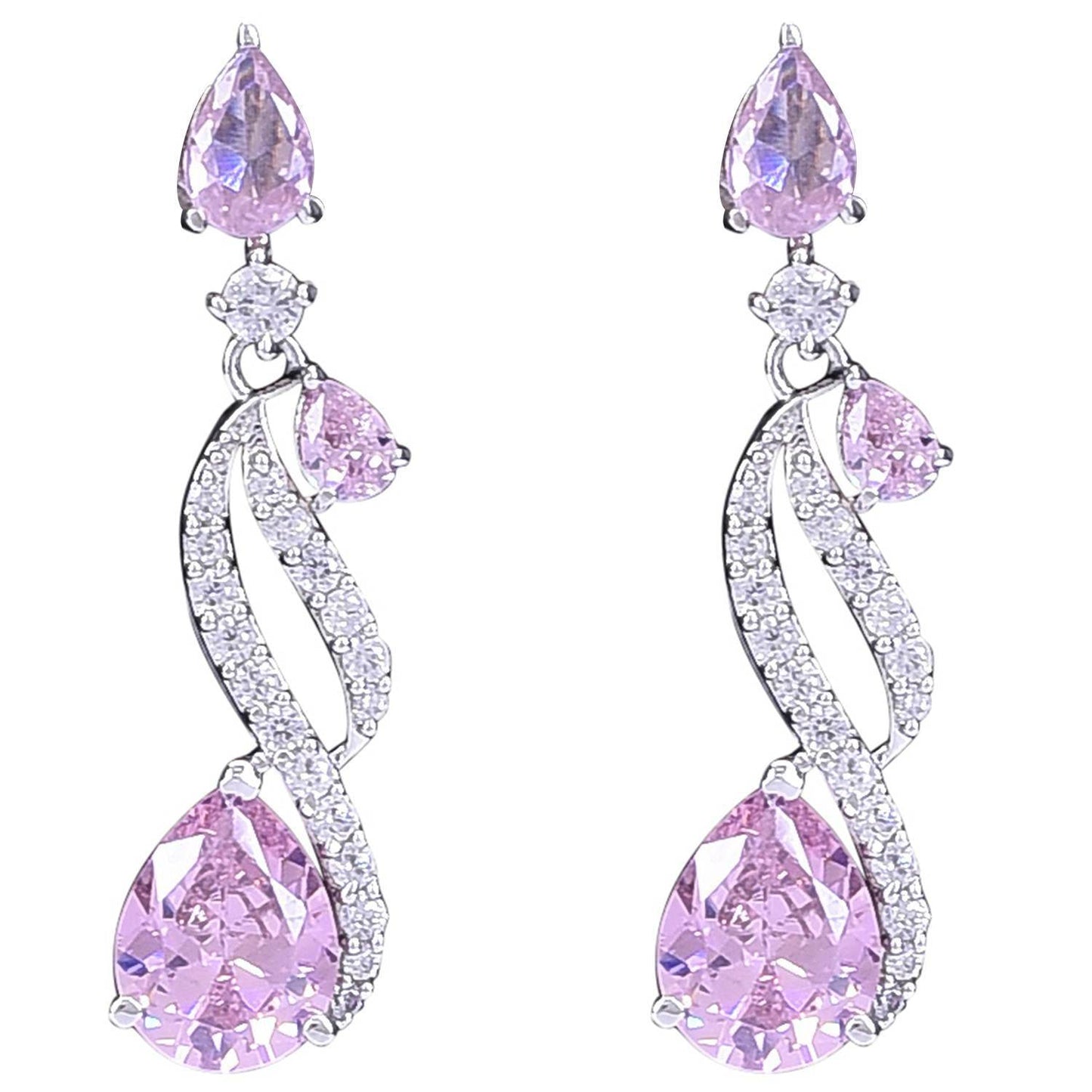 Gorgeous Handcrafted CZ Necklace Set - A Sensational and Eye-Catching Jewelry Piece T4 Jewels