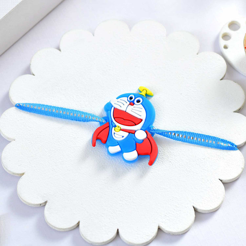 Doraemon Rakhi for Kids | Cartoon Rakhi for Raksha Bandhan 2025 - SR32 Rakhi T4 Jewels