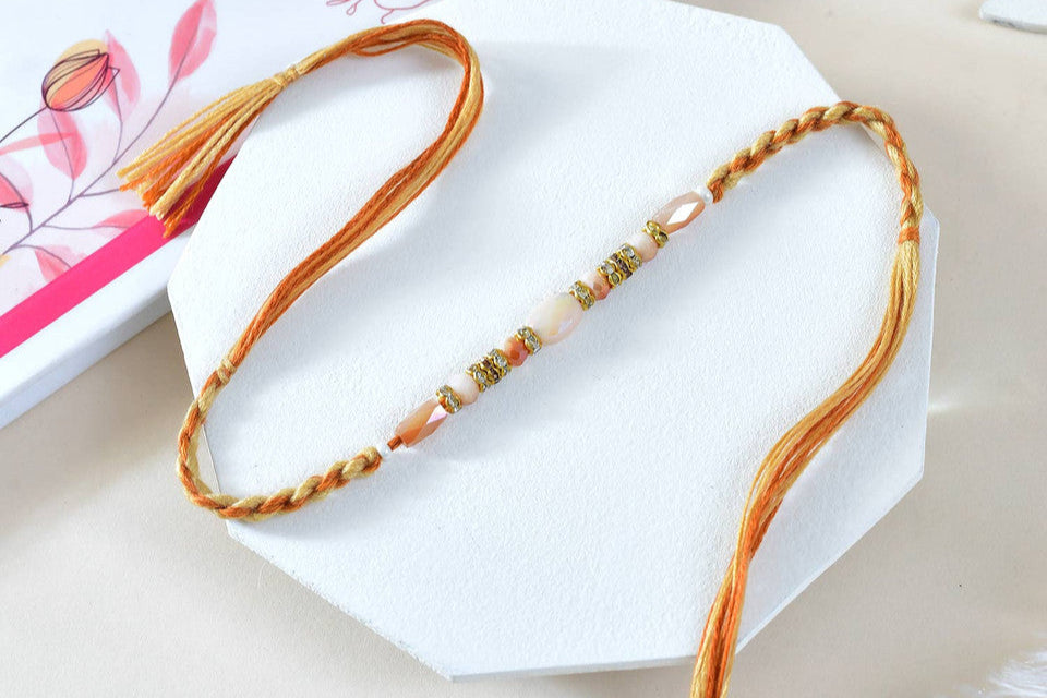 T4 Jewels Designer Multi-Bead 🤝Rakhi for Brother | SR38 Rakhi T4 Jewels
