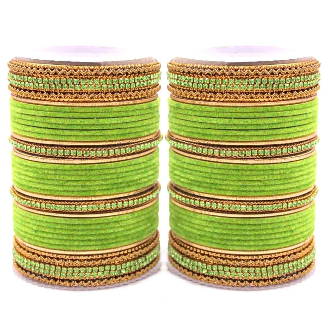 Traditional Brass based Bangle set by T4 Jewels for Both Hands Tota All Bangle Sets T4 Jewels