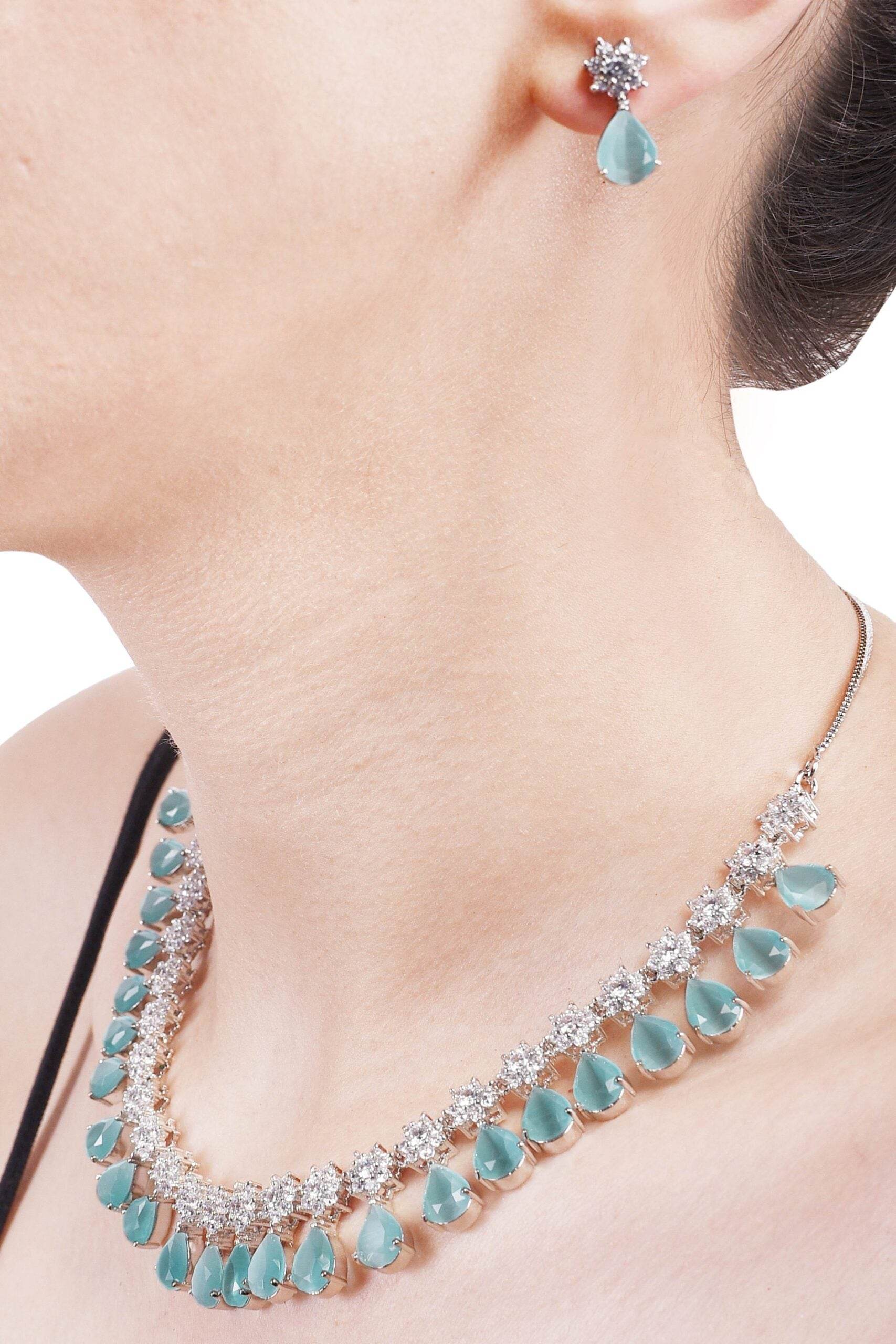 Stylish Handmade CZ Necklace Set Jewelry for Women - Showcase Your Style T4 Jewels