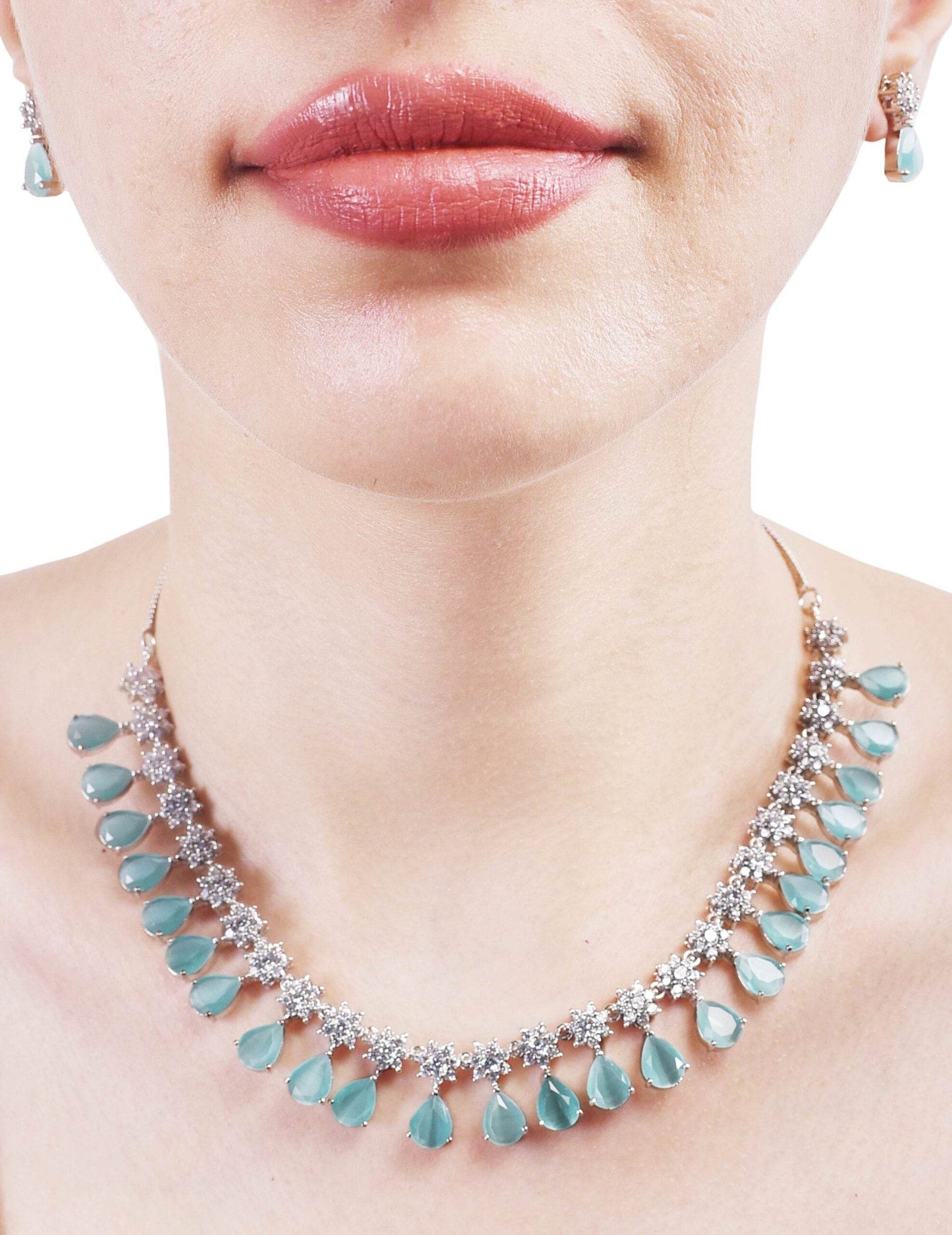 Stylish Handmade CZ Necklace Set Jewelry for Women - Showcase Your Style T4 Jewels