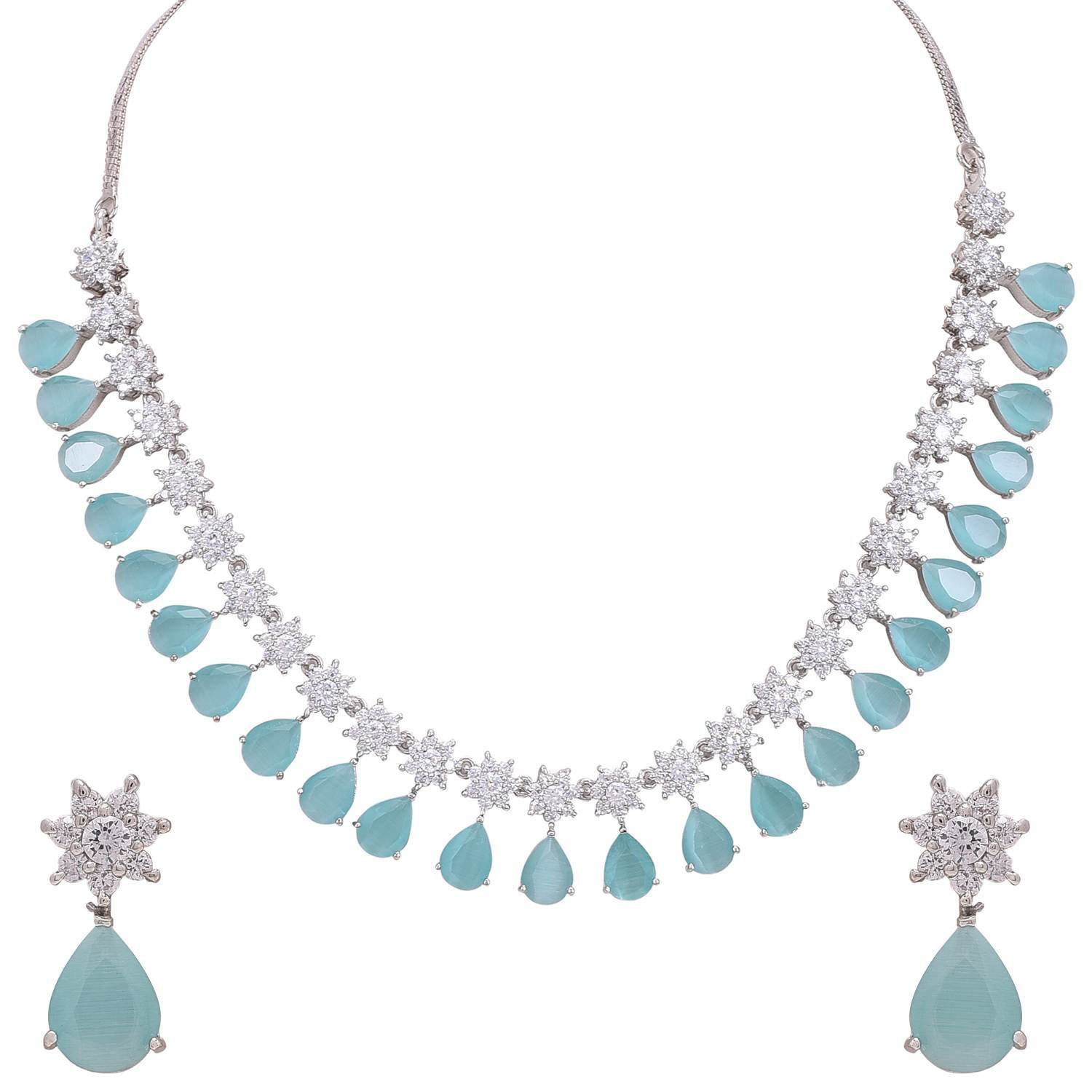 Stylish Handmade CZ Necklace Set Jewelry for Women - Showcase Your Style T4 Jewels