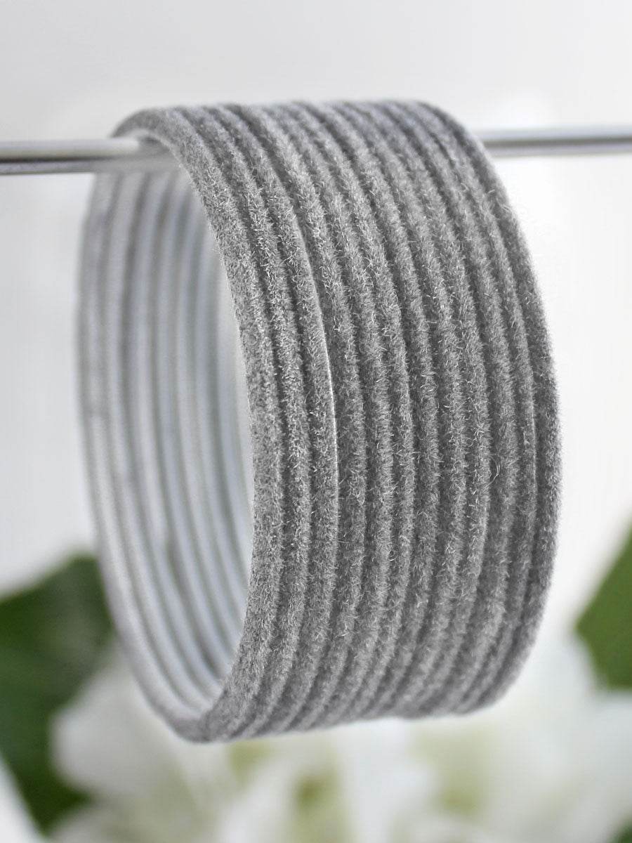 Dhaani Bangle Set Grey Bangles T4 Jewels