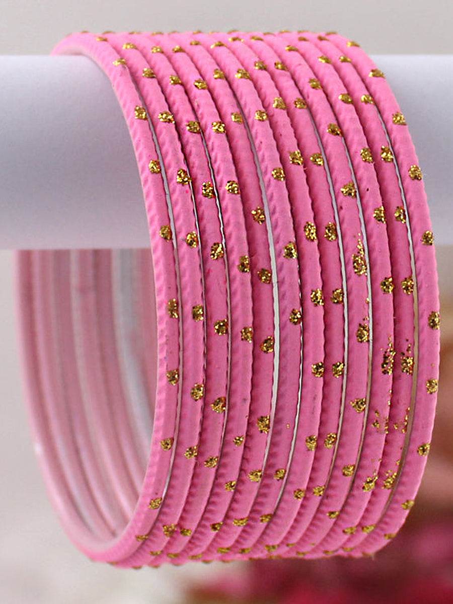 Sia Bangle Set Pink Bangles T4 Jewels