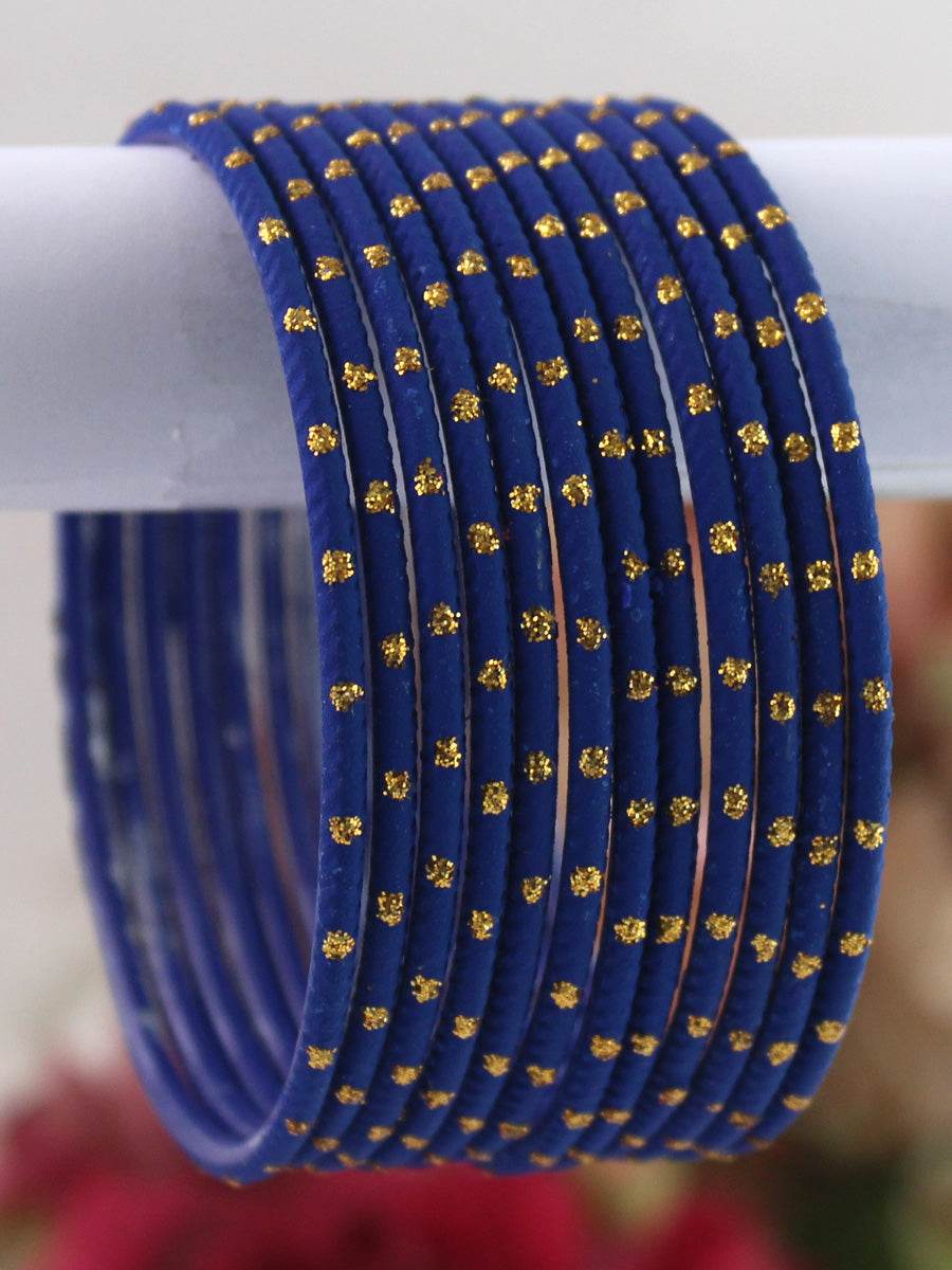 Sia Bangle Set Blue Bangles T4 Jewels