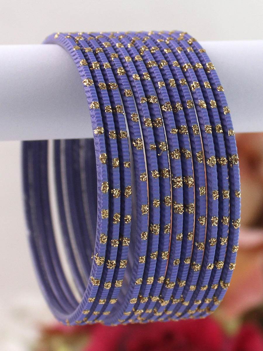 Sia Bangle Set Purple Bangles T4 Jewels