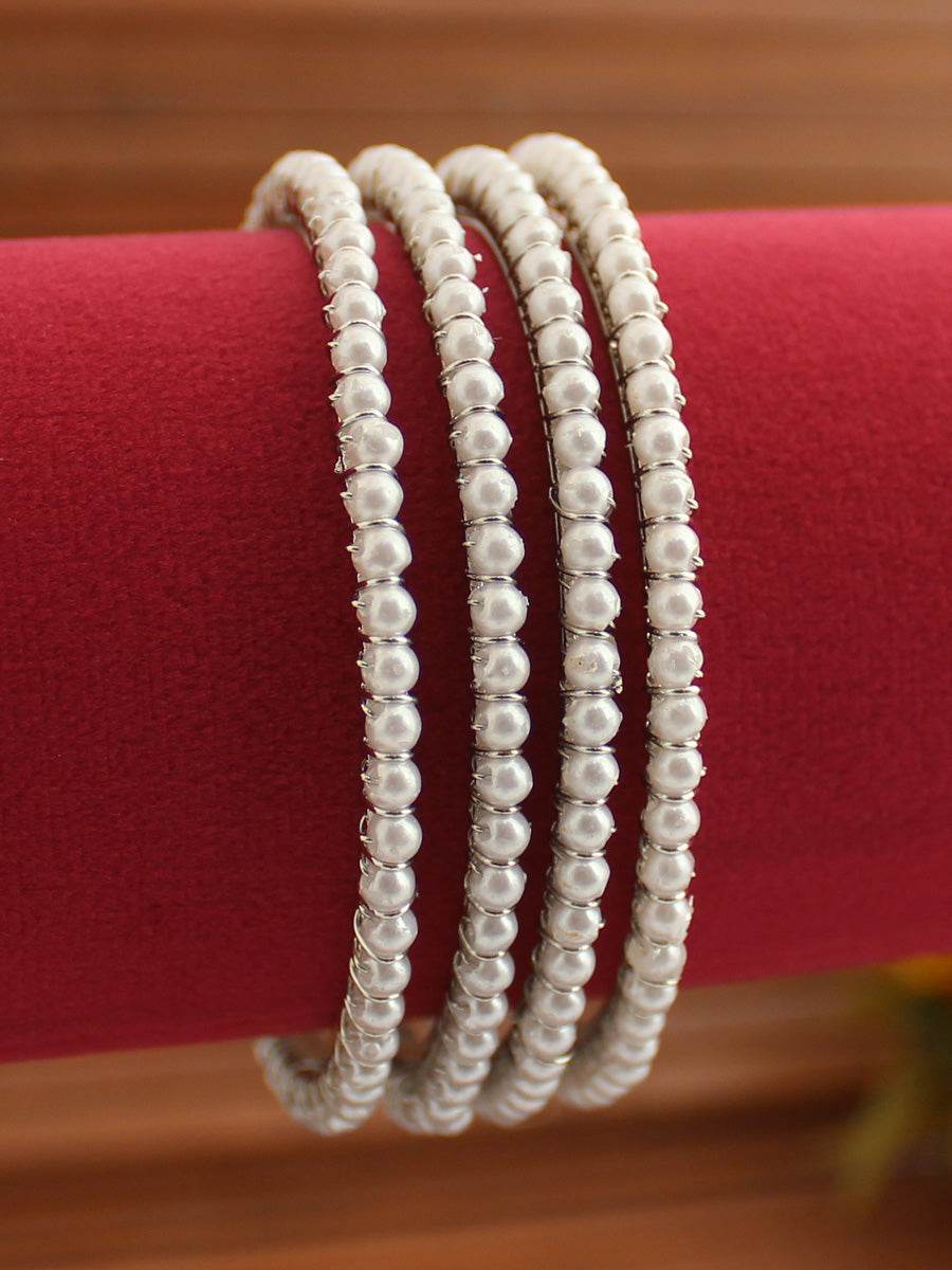 Khushi Bangle Set Silver Bangles T4 Jewels