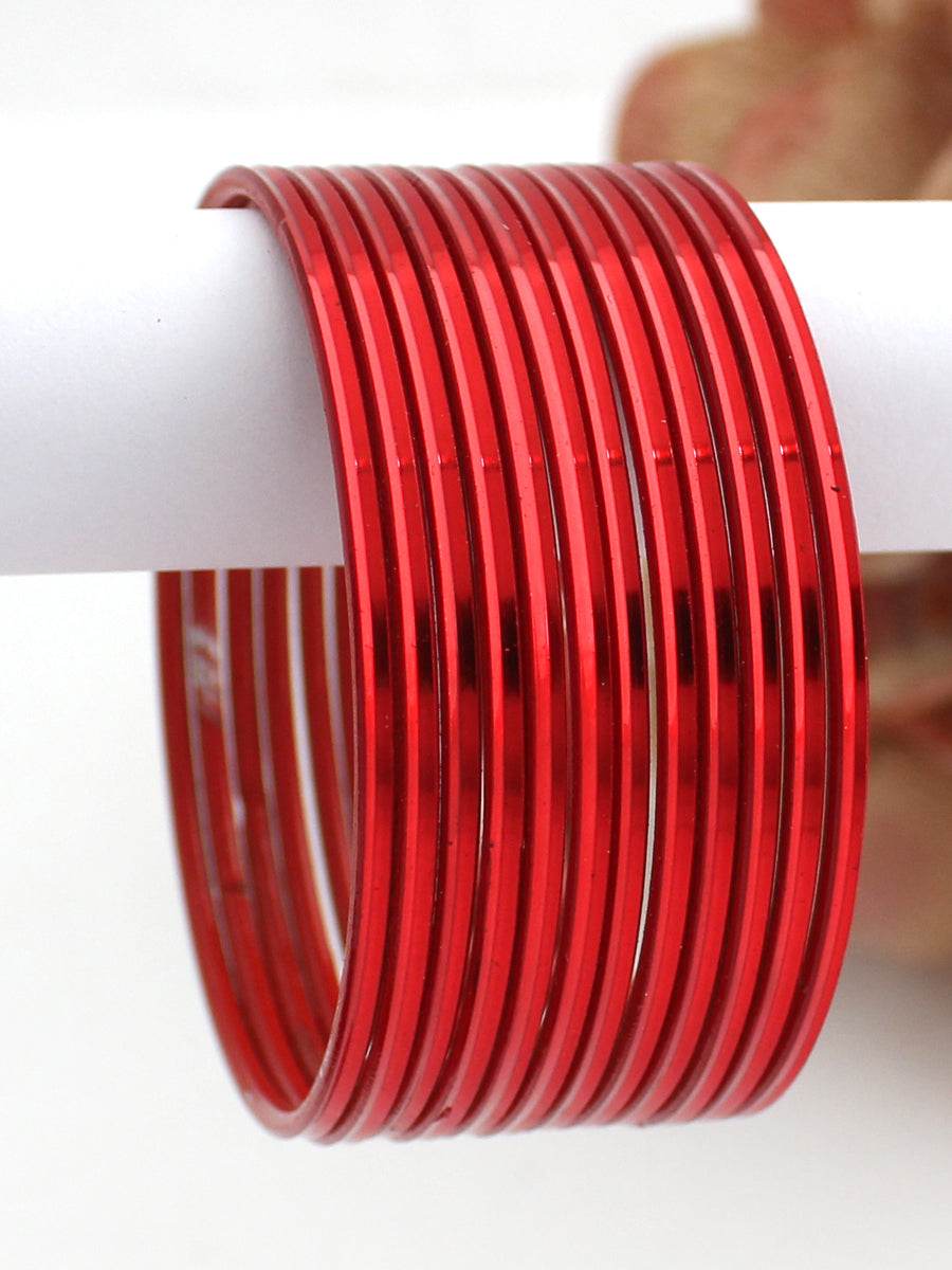 Arshi Bangle Red Bangles T4 Jewels