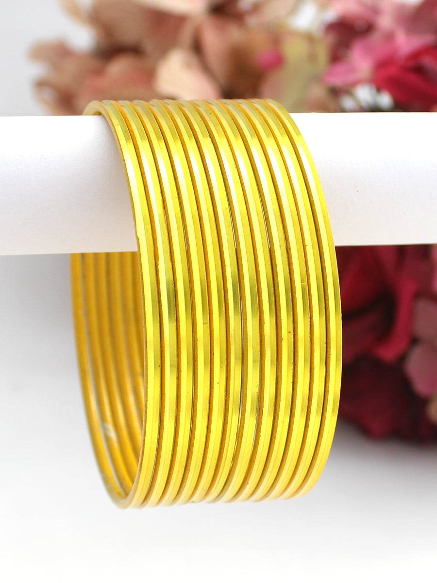 Arshi Bangle Light Yellow Bangles T4 Jewels