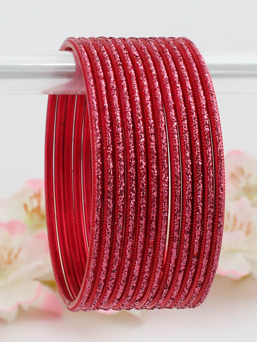 Raavi Bangle Set Red Bangles T4 Jewels