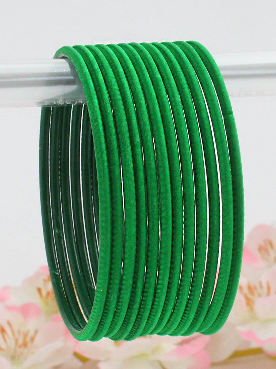 Sana Bangle Set Light Green Bangles T4 Jewels
